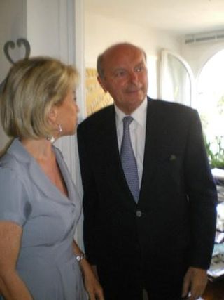 Catherine DUMAS et Jacques TOUBON, ancien Ministre de la Culture